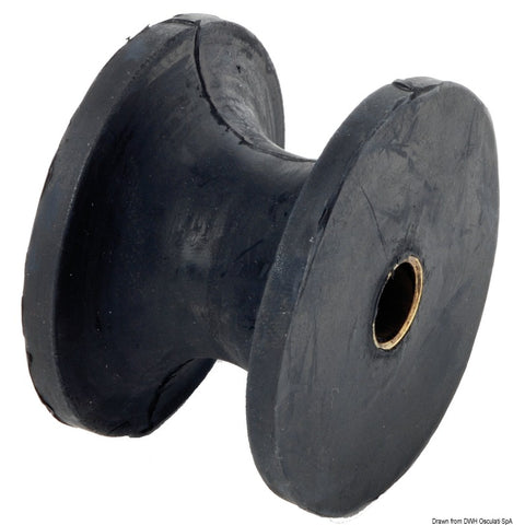 Osculati Hard Rubber Bow roller Sheave