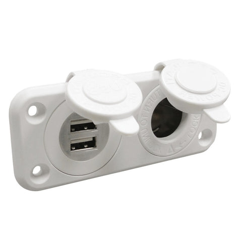 Osculati Dual USB and lighter Socket