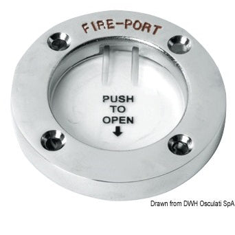 Fire Port for Engine Room
