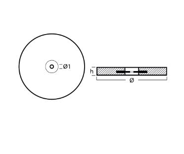 Flange Anode Zinc 230mm