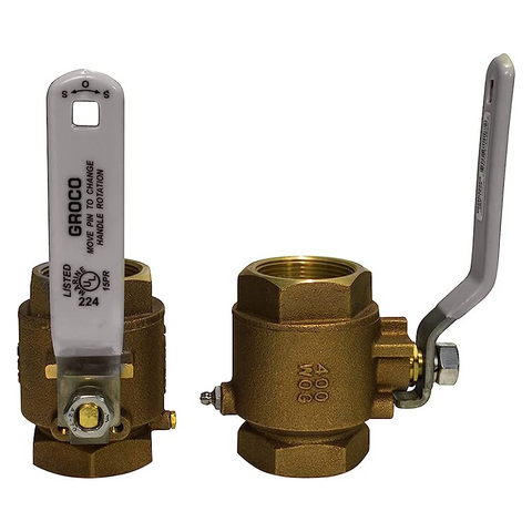 Groco Bronze In-Line Ball Valves