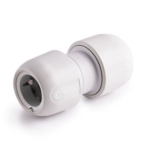 15mm Straight Connector White