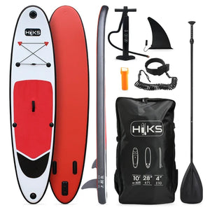 HIKS 10ft Inflatable Stand Up Paddleboard Kit