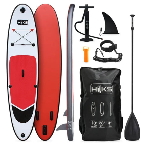 HIKS 10ft Inflatable Stand Up Paddleboard Kit