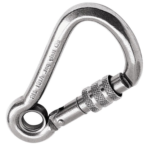 Kong Load Rated Stainless Steel Carabiners Screw Lock