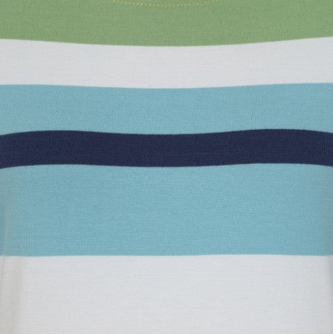 Long Sleeved Striped Breton Top