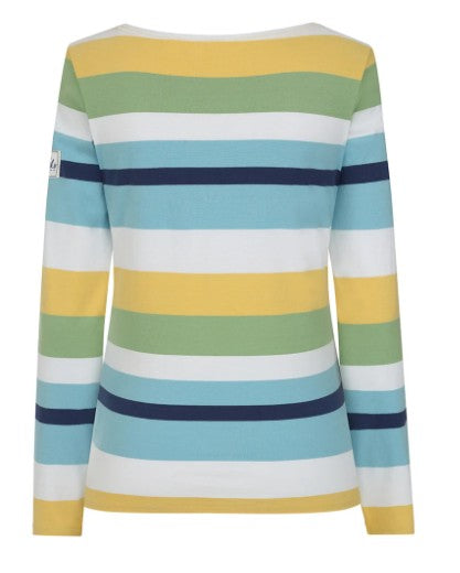 Long Sleeved Striped Breton Top