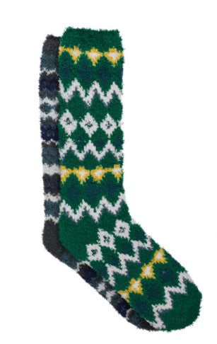Weird Fish 2PK Cosy Ladies Socks