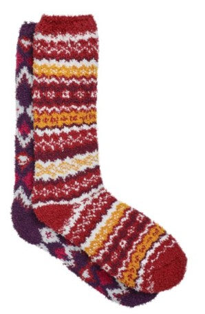 Weird Fish 2PK Cosy Ladies Socks