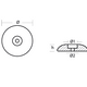 Alloy Disc Anode 125mm