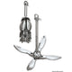 Osculati Polished Stainless Steel Grapnel Anchor