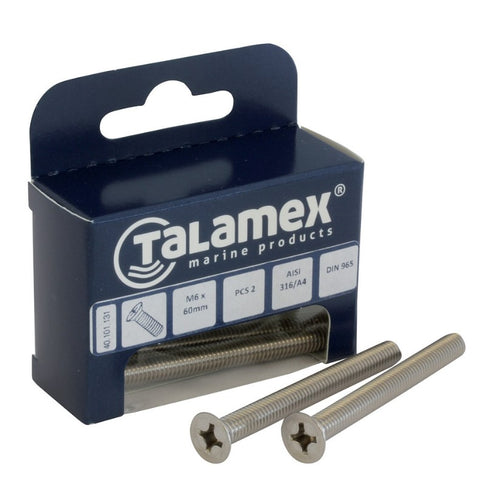 Talamex Flathead Screw M4 X 30