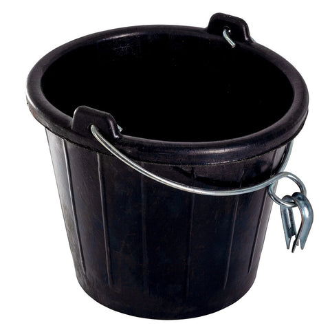 Heavy Duty Rubber Bucket with Handle and 8mm Thimble