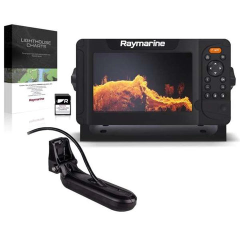 Raymarine Element 7 HV With Western European LightHouse Chart & HV100 Transducer