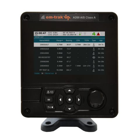 Em Trak A200 Class A AIS Transceiver
