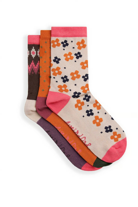 Women's Weird Fish Parade Socks - Main Image