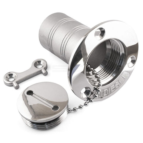 SD Stainless Deck Filler with Key