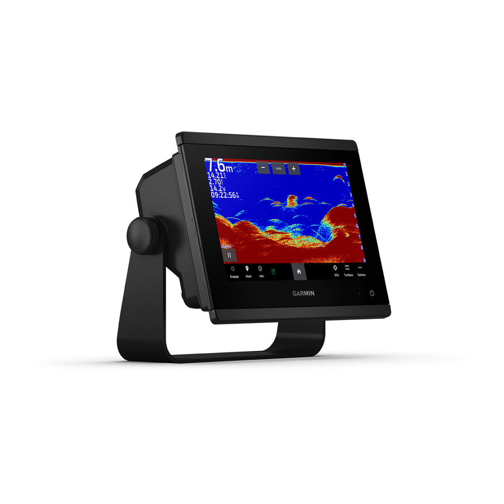 Garmin GPSMAP 723xsv displaying sonar