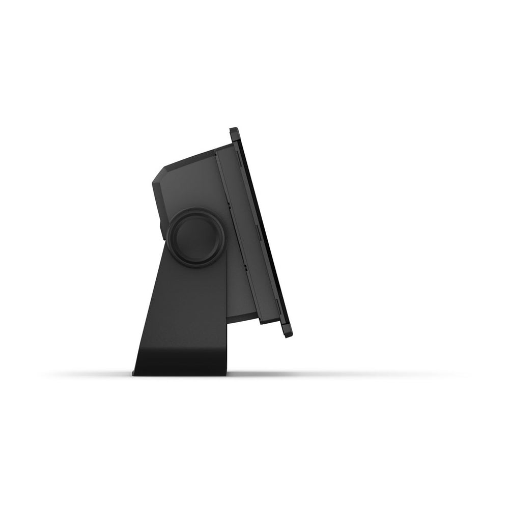 Garmin GPSMAP 923xsv on its bail mount, angled view