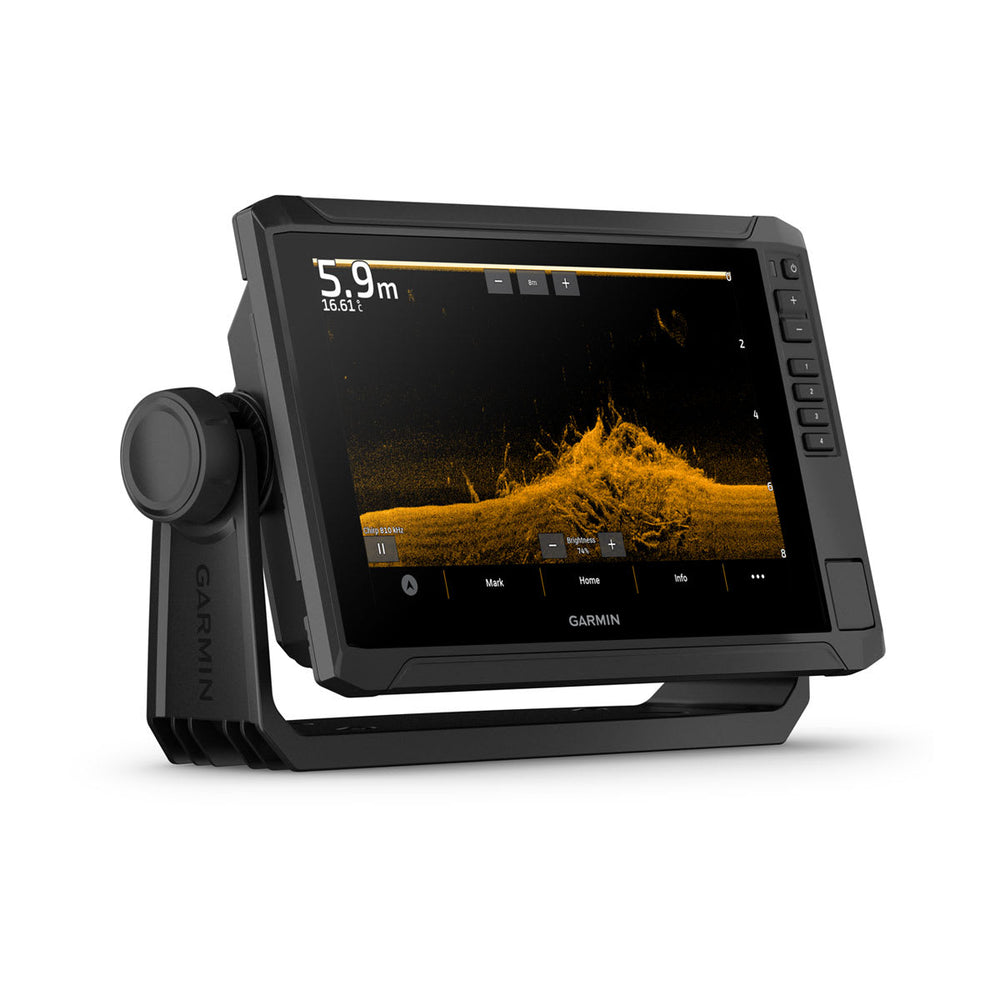 Garmin ECHOMAP UHD2 95sv displaying traditional CHIRP sonar