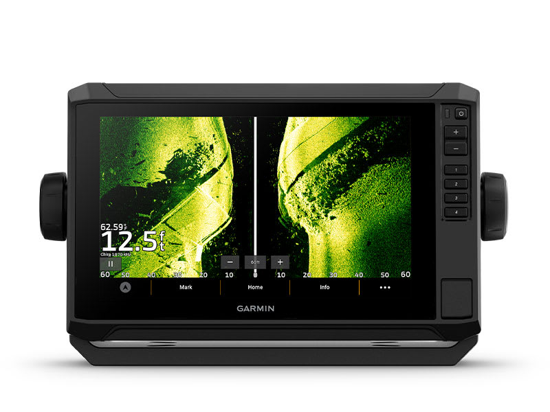 High-contrast vivid sonar colour palettes on the Garmin ECHOMAP UHD2