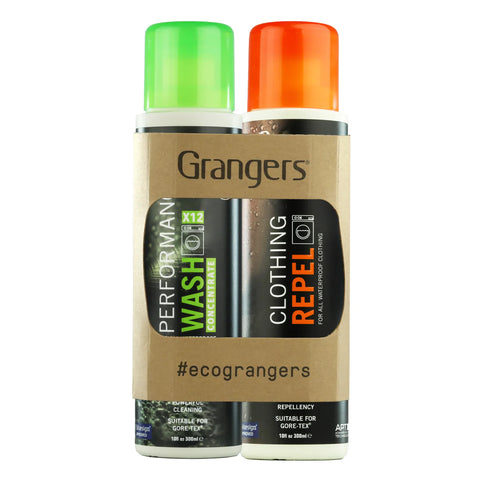 Grangers Performance Wash+ Clothing Repel Eco Twin Pack