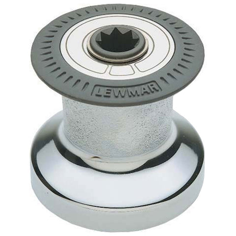 Lewmar  Size 6 One Speed, Standard Winch Chrome