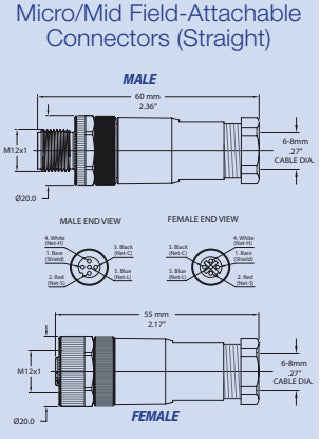 Maretron Field NMEA Connector