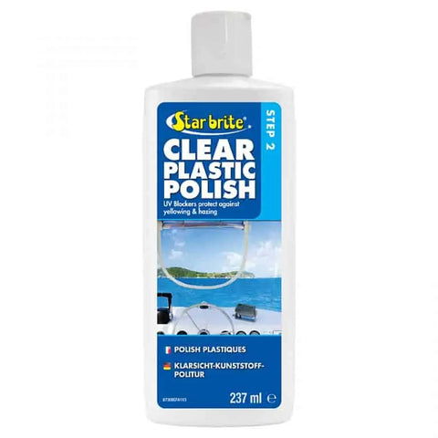 Startbrite Clear Plastic Polish 237ml (Step 2)