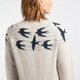 Weird Fish Women's Swallows Intarsia Fair Isle Jumper