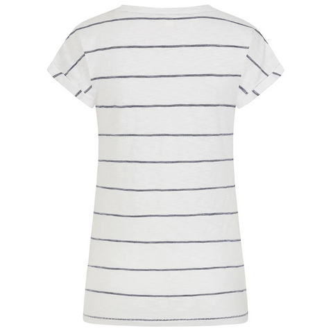 Lazy Jack Textured Striped Tee