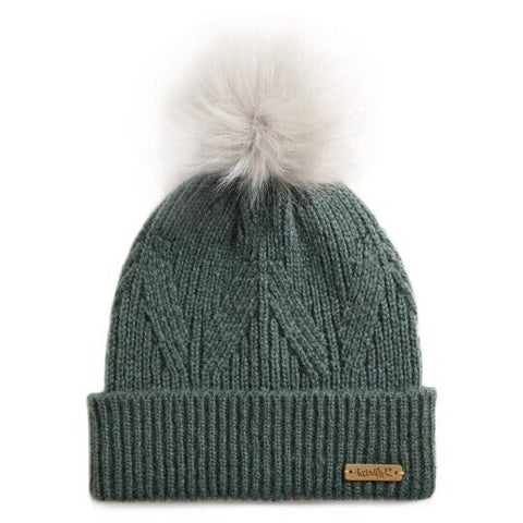 Weird Fish Allium Eco Bobble Hat Ivy