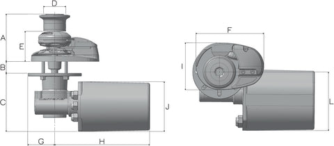 Lofrans X1 Vertical Windlass