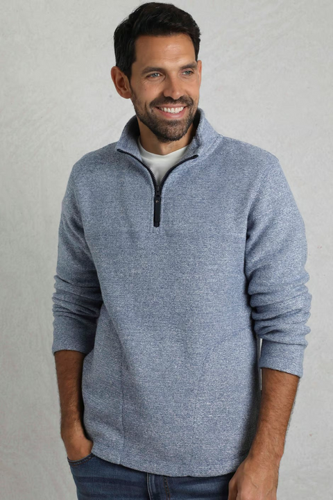 Weird Fish Laramie 1/4 Zip Mens Fleece