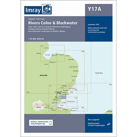 Y17A Chart - Rivers Colne and Black Water