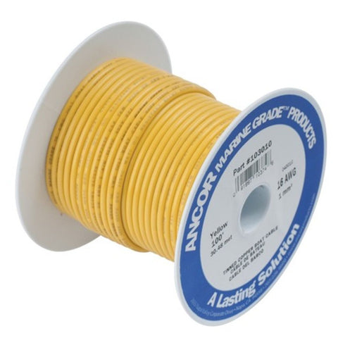 Tin Cable 1 Core Yellow