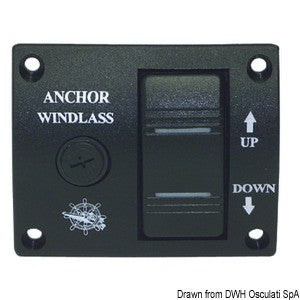 Waterproof toggle switch with double UP-DOWN control LED light