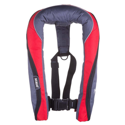 Seago  Active Lifejacket 190N  Automatic - Red -  Carbon 190-RA