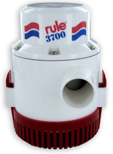 Rule 3700 GPH Non-Automatic Electric Bilge Pump-14A (12v)