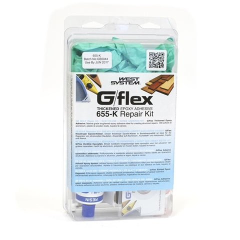 West G-Flex 655 Thickened Epoxy Adhesive Repair Pack