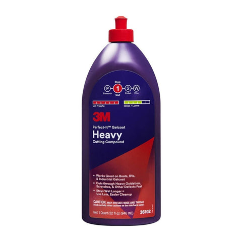 3M Perfect-It Gelcoat Heavy Cutting Compound + Wax