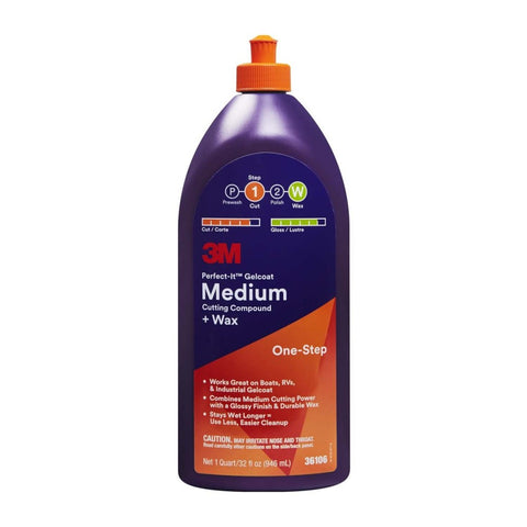 3MPerfectItGelcoatMediumCompoundwithwax946ml