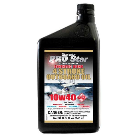 Starbrite Pro Star 10W40 4 Stroke Outboard Engine Oil