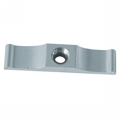 Polished Chrome Plated Brass Button - 2" (50mm)