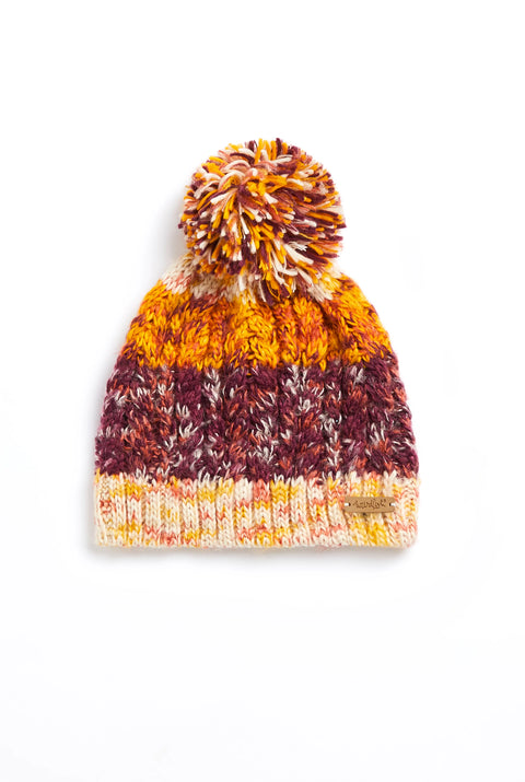 Weird Fish Lupin Eco Cable Bobble Hat