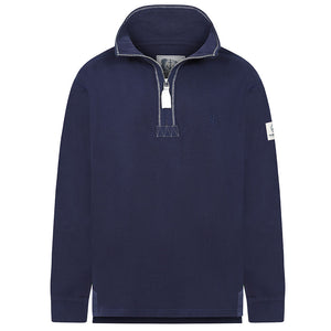 Lazy Jacks Mens Classic 1-4 Zip Plain Sweatshirt