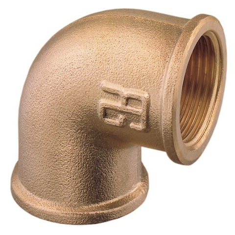 Aquafax Bronze FF Elbow BSP