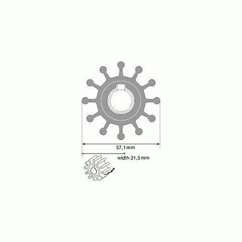 AquafaxImpellerNeopreneF5BAF09801B