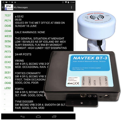 Nasa BT-3 Bluetooth Navtex Receiver With H Vector Antenna