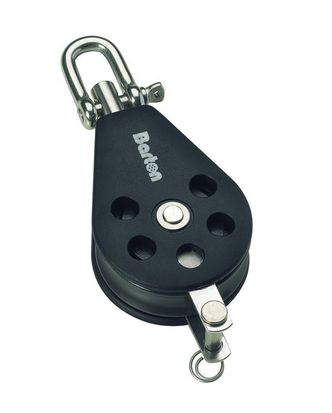 Barton Size 2 35mm Single Block With Swivel and Becket - 02131